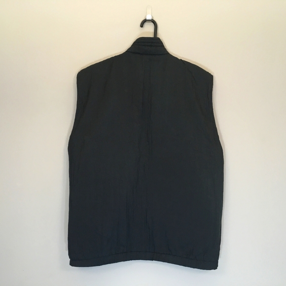 Starter Brand Vintage Wild 90's Pattern Reversible Black Vest L/XL - Picture 3 of 5